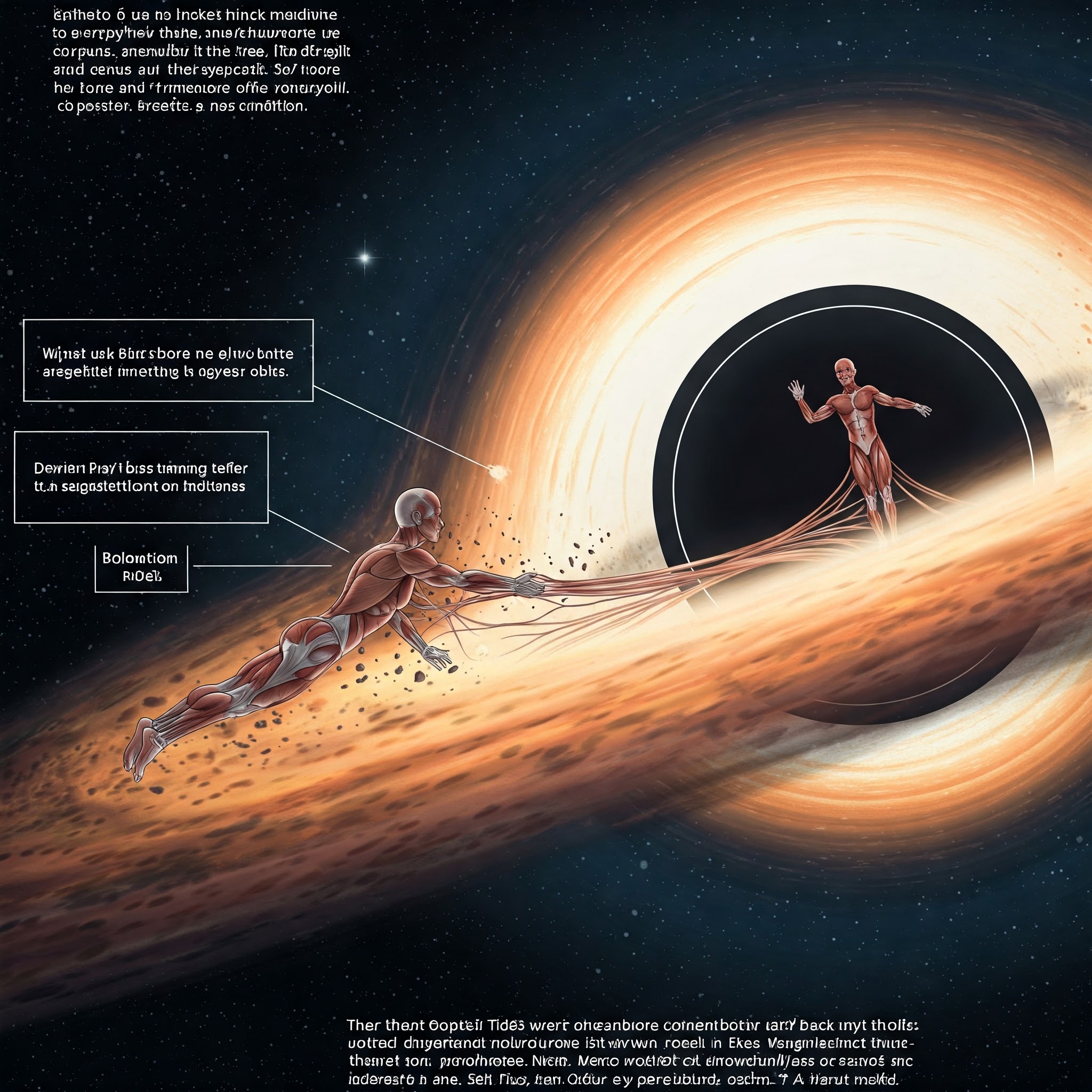 Can a human survive a black hole?